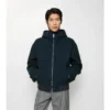 Reversible Wool Hooded Jacket