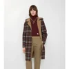 Reversible Wool Hooded Wrap Coat