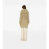 Reversible Wool Hooded Wrap Coat