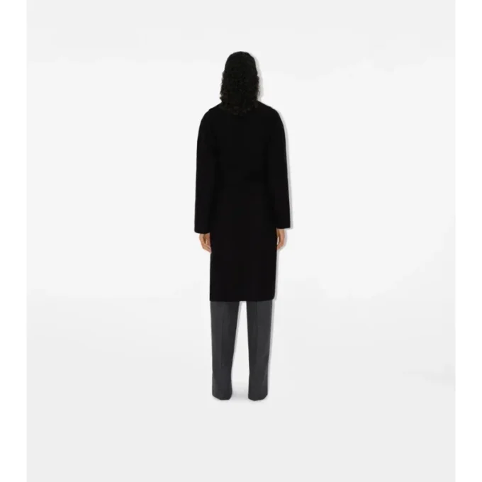 Reversible Wool Wrap Coat