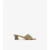 Rhinestone Check Sloane Mules