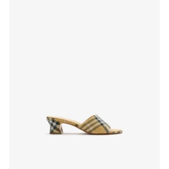 Rhinestone Check Sloane Mules