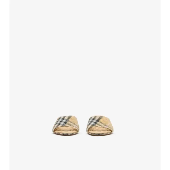 Rhinestone Check Sloane Mules