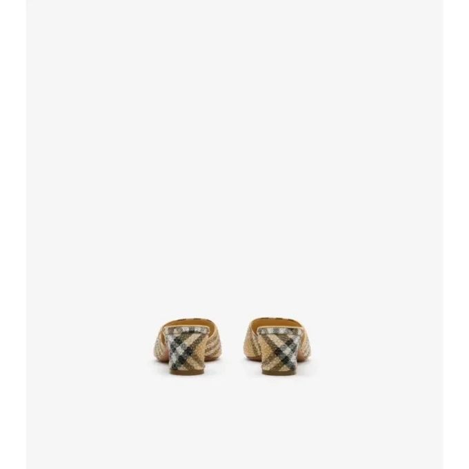 Rhinestone Check Sloane Mules