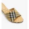 Rhinestone Check Sloane Mules