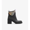 Rubber Marsh Stamp Heeled Low Boots 