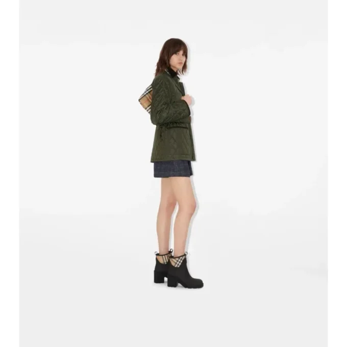 Rubber Marsh Stamp Heeled Low Boots 