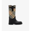 Rubber Marsh Stamp High Boots 