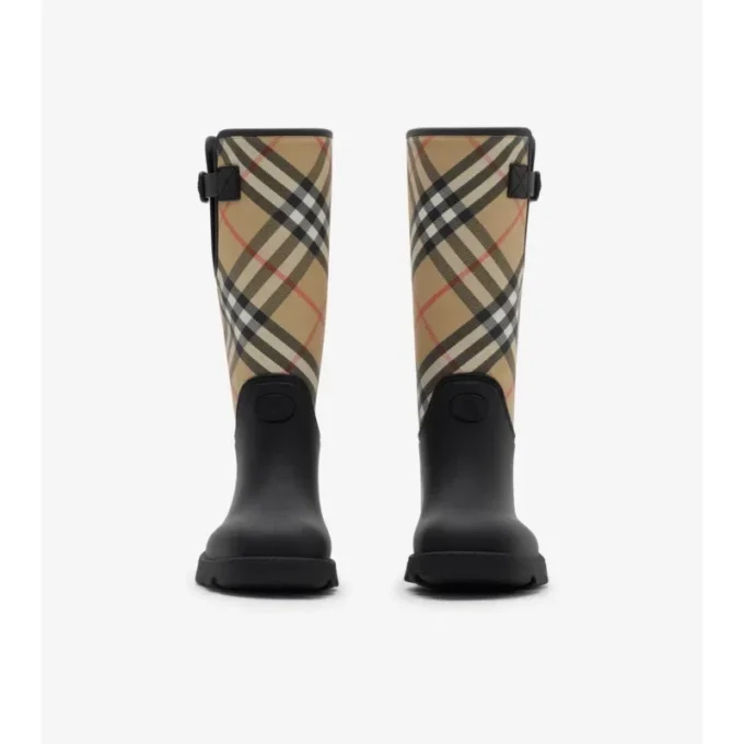 Rubber Marsh Stamp High Boots 