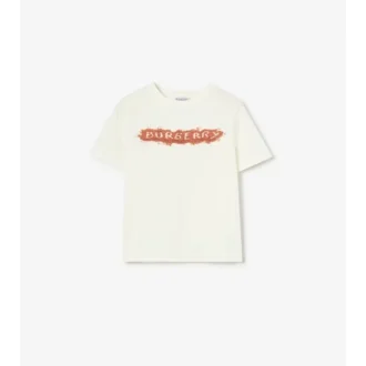 Sandy Logo Cotton T-Shirt