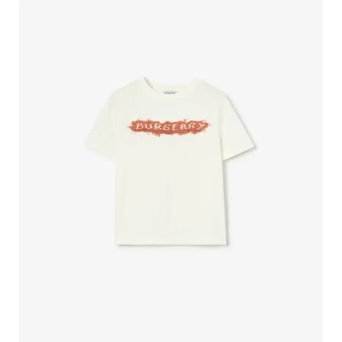 Sandy Logo Cotton T-Shirt