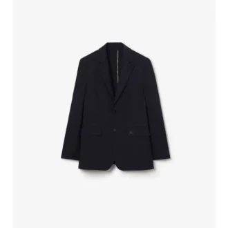 Seersucker Cotton Linen Tailored Jacket