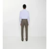 Sharkskin Wool Tailored Trousers