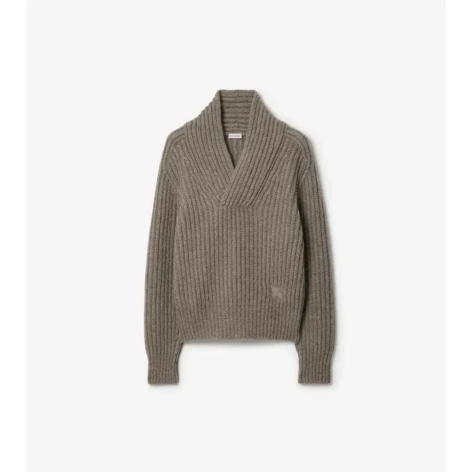 Shawl Collar Wool Sweater