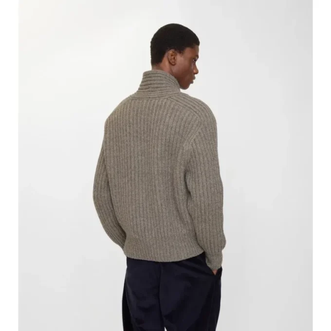 Shawl Collar Wool Sweater