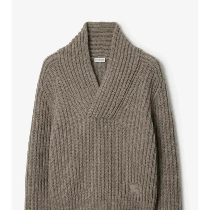 Shawl Collar Wool Sweater