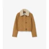 Shearling Collar Quilted Cotton Howle Jacket