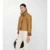 Shearling Collar Quilted Cotton Howle Jacket
