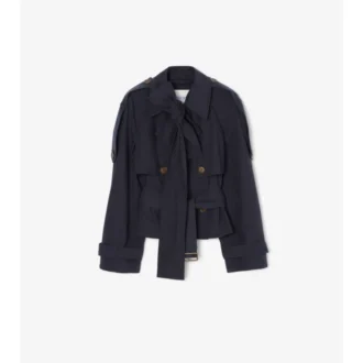 Short Canvas Trerose Trench Coat