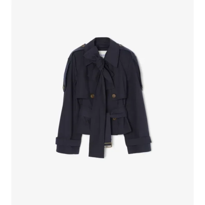 Short Canvas Trerose Trench Coat
