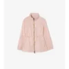 Short Checker-Tape Nylon Parka