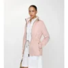 Short Checker-Tape Nylon Parka