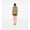 Short Checker-Tape Nylon Parka