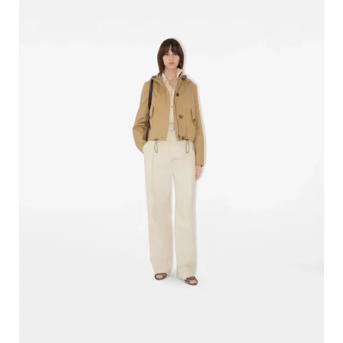 Short Gabardine Parka