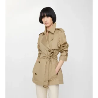 Short Lightweight Cotton Belgravia Trench Coat 