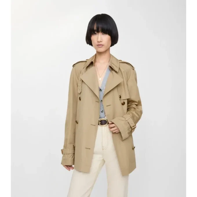 Short Lightweight Cotton Belgravia Trench Coat 