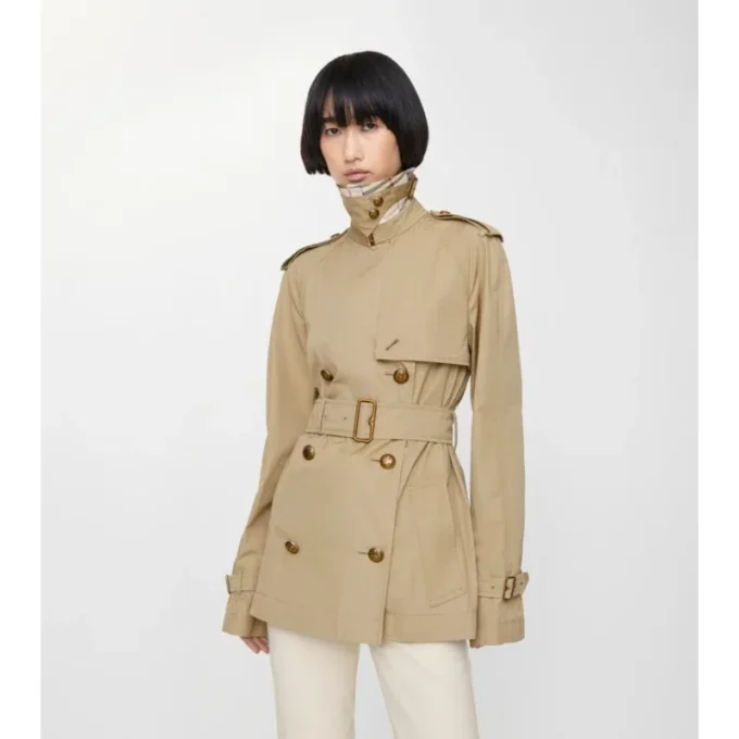 Short Lightweight Cotton Belgravia Trench Coat 