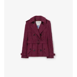 Short Paisley Lace Foxfield Trench Coat