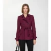 Short Paisley Lace Foxfield Trench Coat