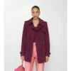 Short Paisley Suede Foxfield Trench Coat