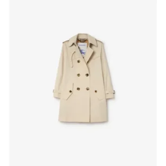 Short Summerside Gabardine Trench Coat 