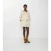 Short Summerside Gabardine Trench Coat 