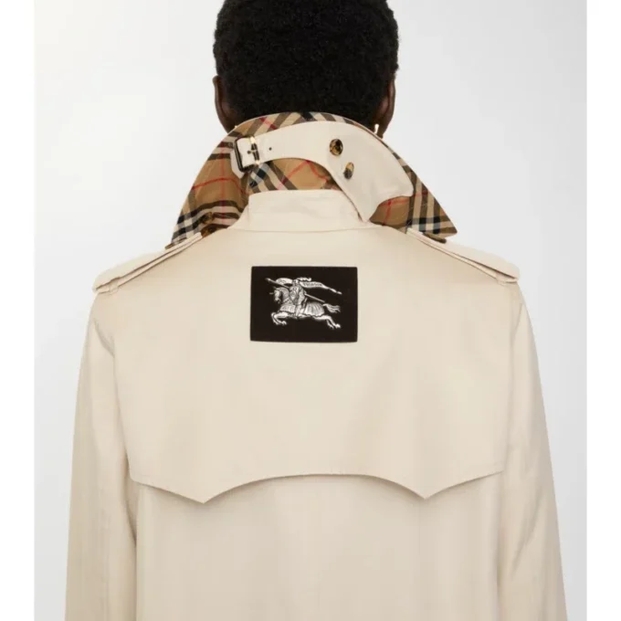 Short Summerside Gabardine Trench Coat 