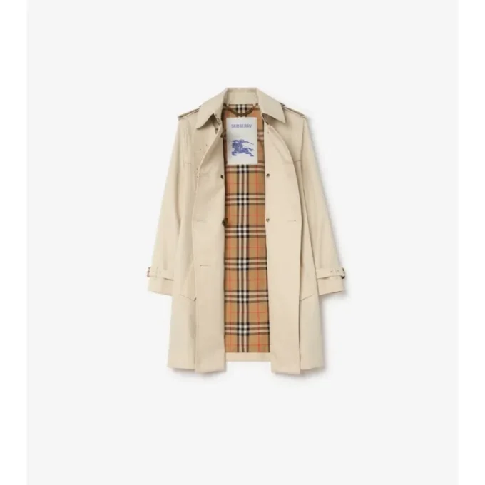Short Summerside Gabardine Trench Coat 