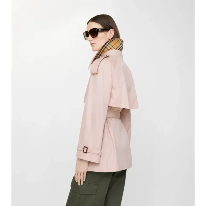 Short Tropical Gabardine Fitzrovia Trench Coat