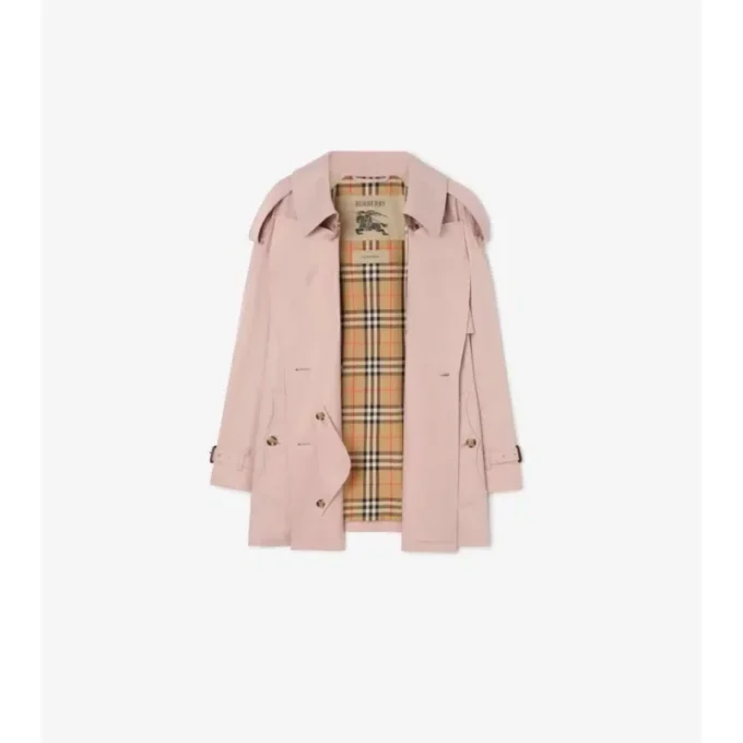 Short Tropical Gabardine Fitzrovia Trench Coat