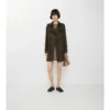 Short Tropical Gabardine Kensington Trench Coat