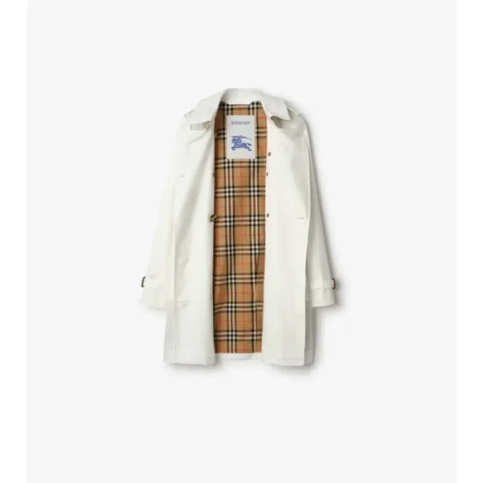 Short Tropical Gabardine Kensington Trench Coat