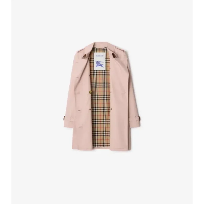 Short Tropical Gabardine Kensington Trench Coat