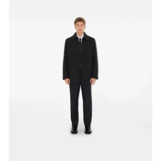 Short Wool Car Coat