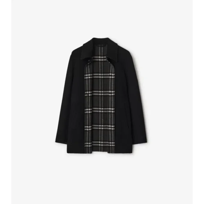 Short Wool Car Coat