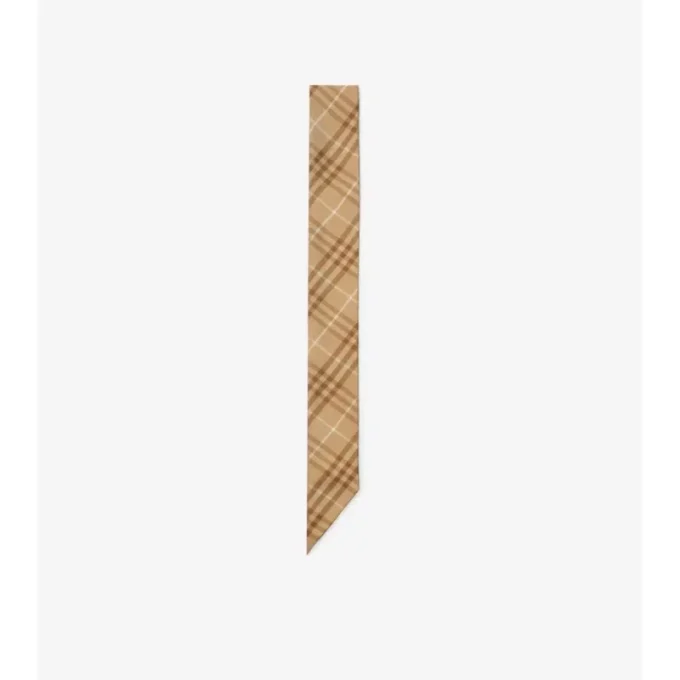 Skinny Archive Knight Silk Scarf