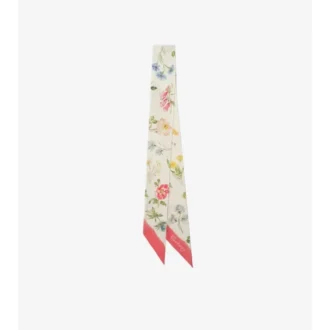Skinny Blooms of Britain Silk Scarf