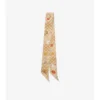 Skinny Check Charm Silk Scarf