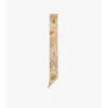 Skinny Check Charm Silk Scarf