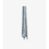 Skinny Check Silk Scarf